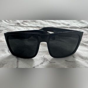 Black frame and lens oversized unisex Sunglasses boho festival summer UV400
